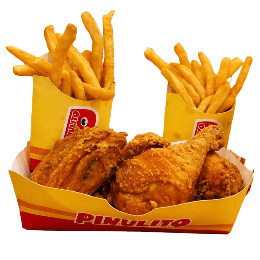 Papas y Pollo Pinulito, comida preparada
